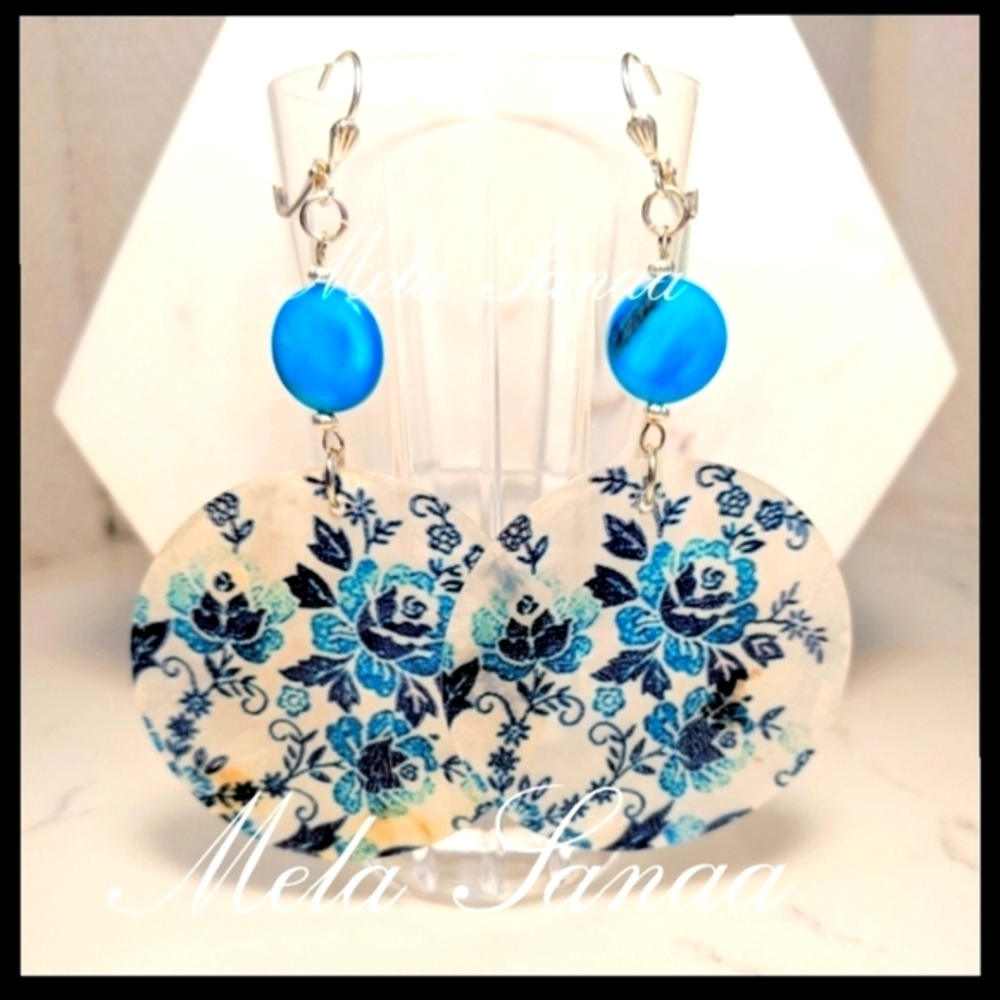 3/$30 ✨Capiz Shell Vintage Boho Dangle Drop Earring✨